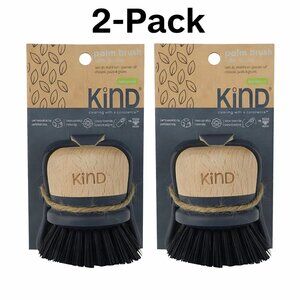 Casabella KIND Palm Brush with holder (Perfect Dish scrubber :- Pack of 2)